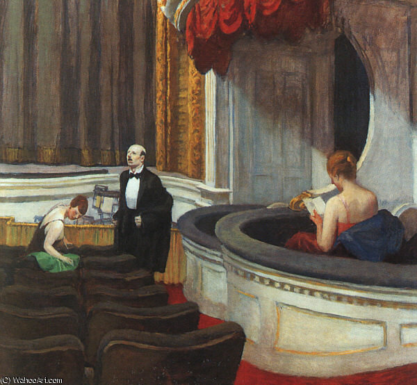 Two On The Aisle — Edward Hopper