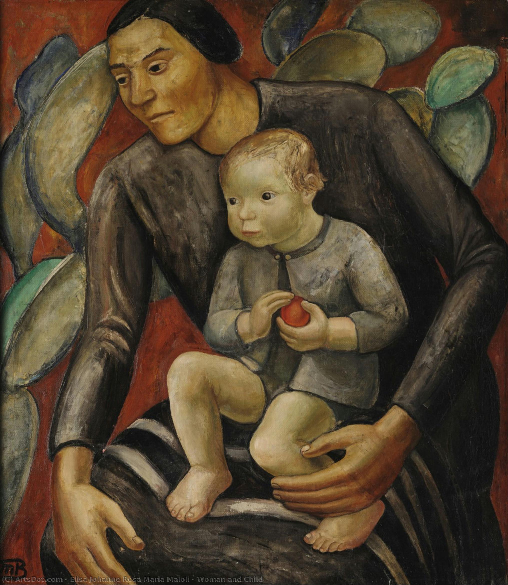 Woman And Child — Elisa Johanne Rosa Maria Maioli