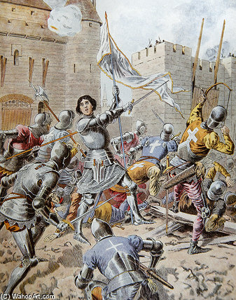 Joan Of Arc At The Siege Of Orleans — Frederic Theodore Lix