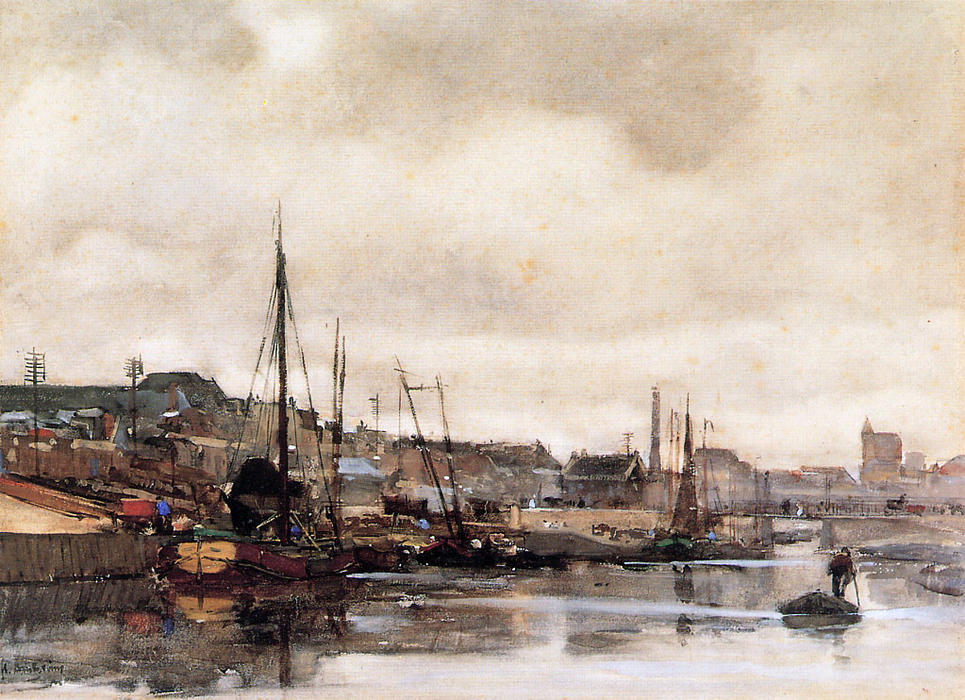 Haringkade In Scheveningen — Pieter Florentius Nicolaas Jacobus Arntzenius