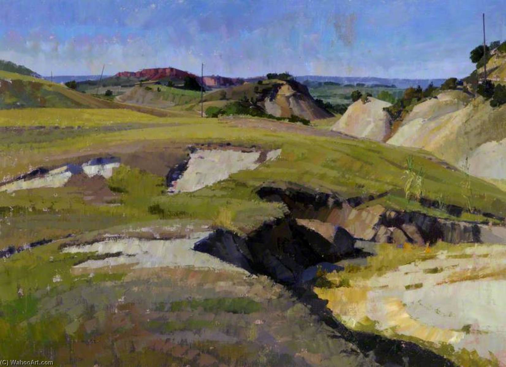 Landscape In The Coulon Valley, Vaucluse — Lionel Maurice De Sausmarez