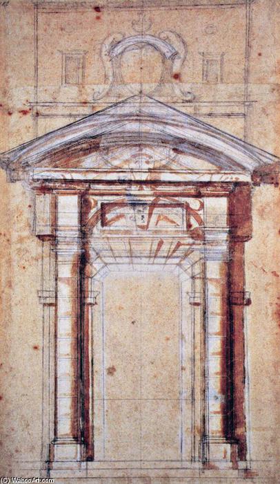Study For Porta Pia — Michelangelo Buonarroti