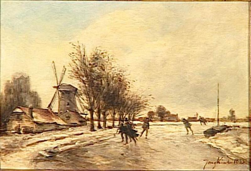 Les Patineurs — Juhan Jongkind