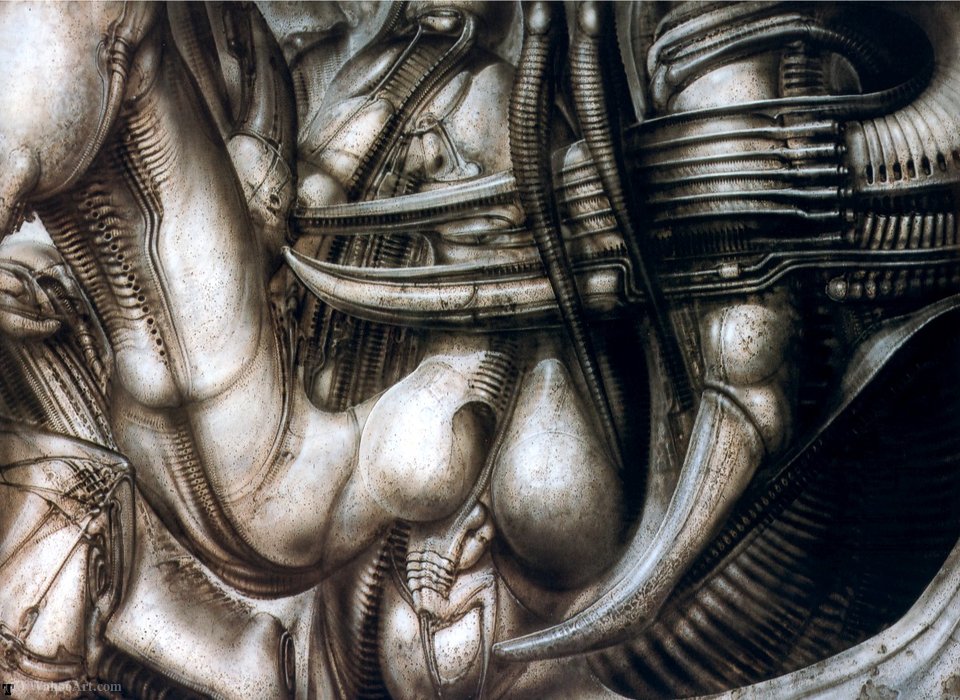 Hr Giger Newyorkcity Xx Subway — H.r. Giger