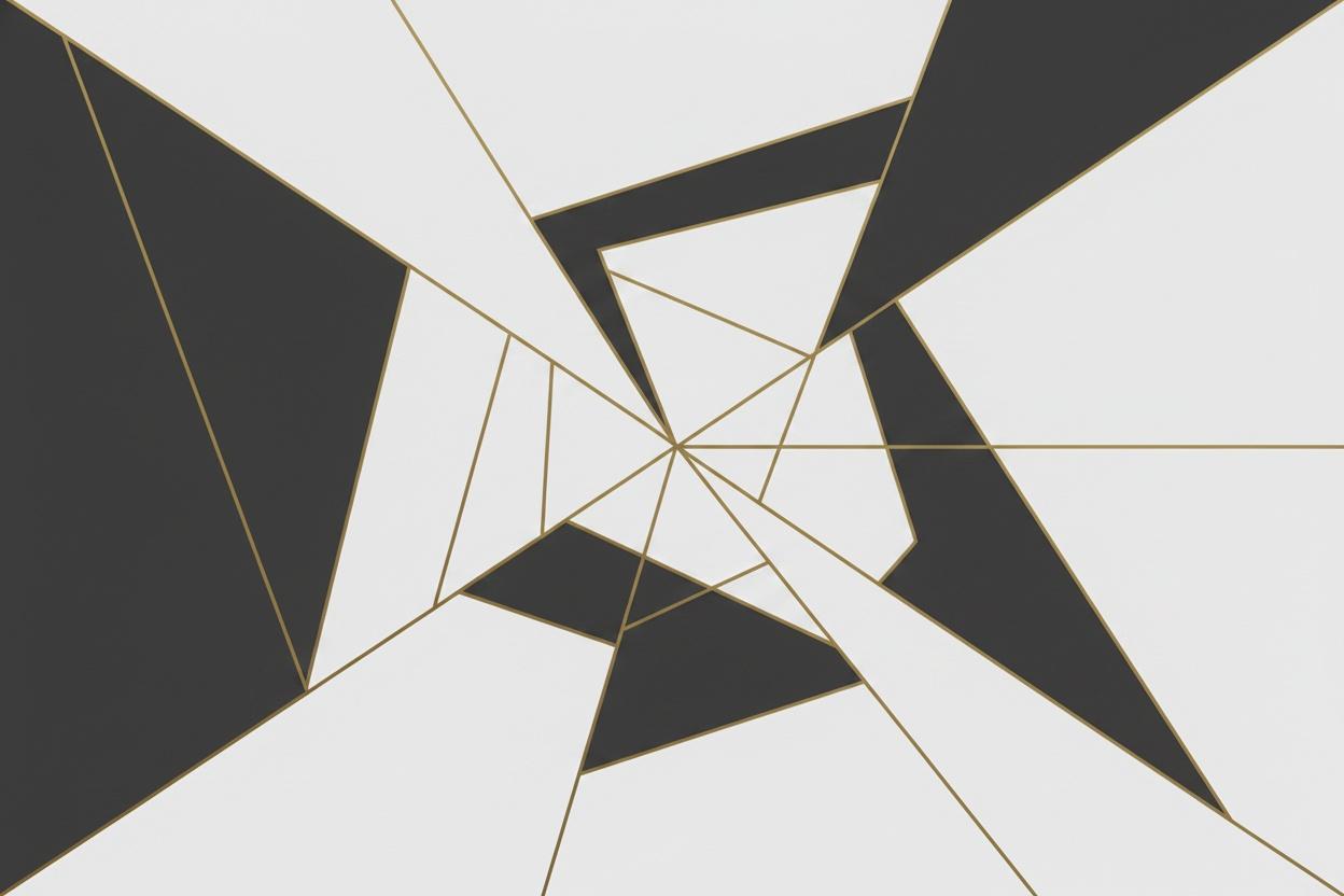 Fractured Equilibrium In Gilded Precision — Baptiste Brunet