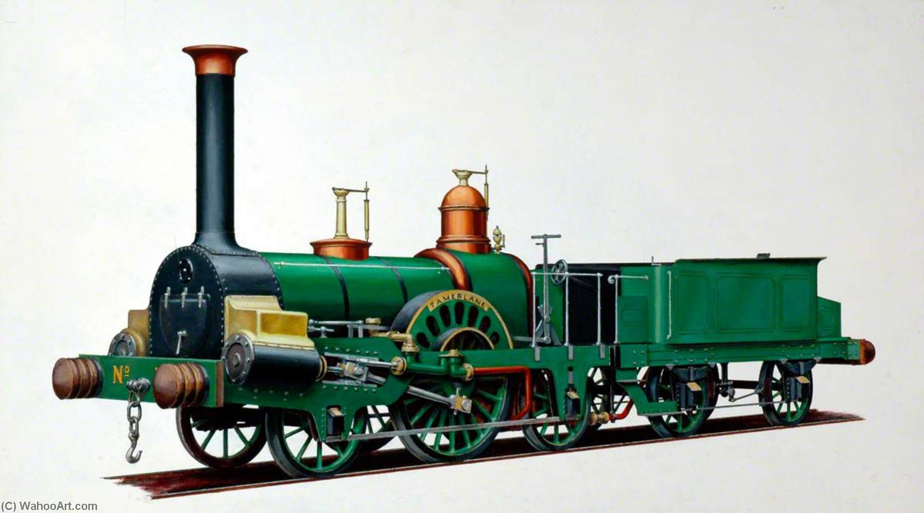 Grand Junction Railway 2–2–2 Locomotive 'tamerlane' — Henry Maurice Whitcombe