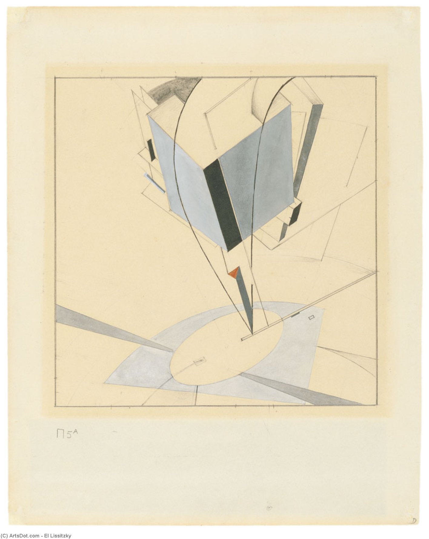 Proun 5 A — El Lissitzky