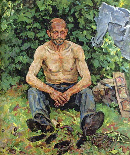 Portrait Of Mole-catcher Fedor Petrovich — Pyotr Konchalovsky
