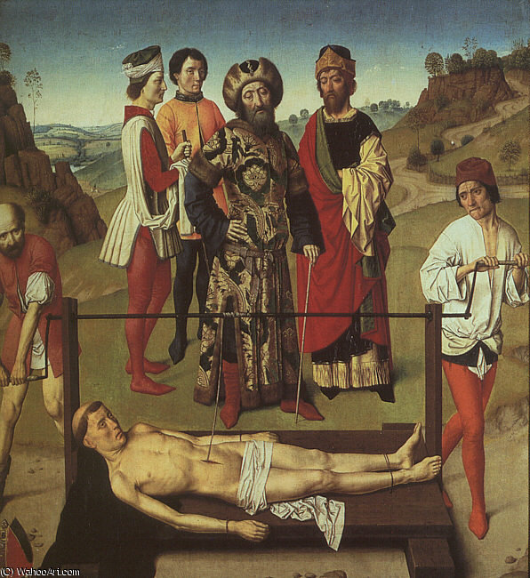 The Martyrdom Of St. Erasmus (elmo). Mittbilden I E — Dieric Bouts