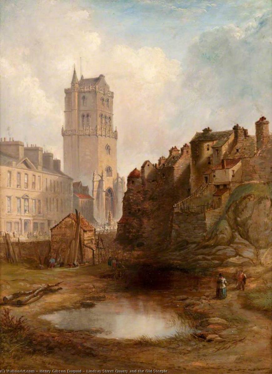 Lindsay Street Quarry And The Old Steeple — Henry Gibson Duguid