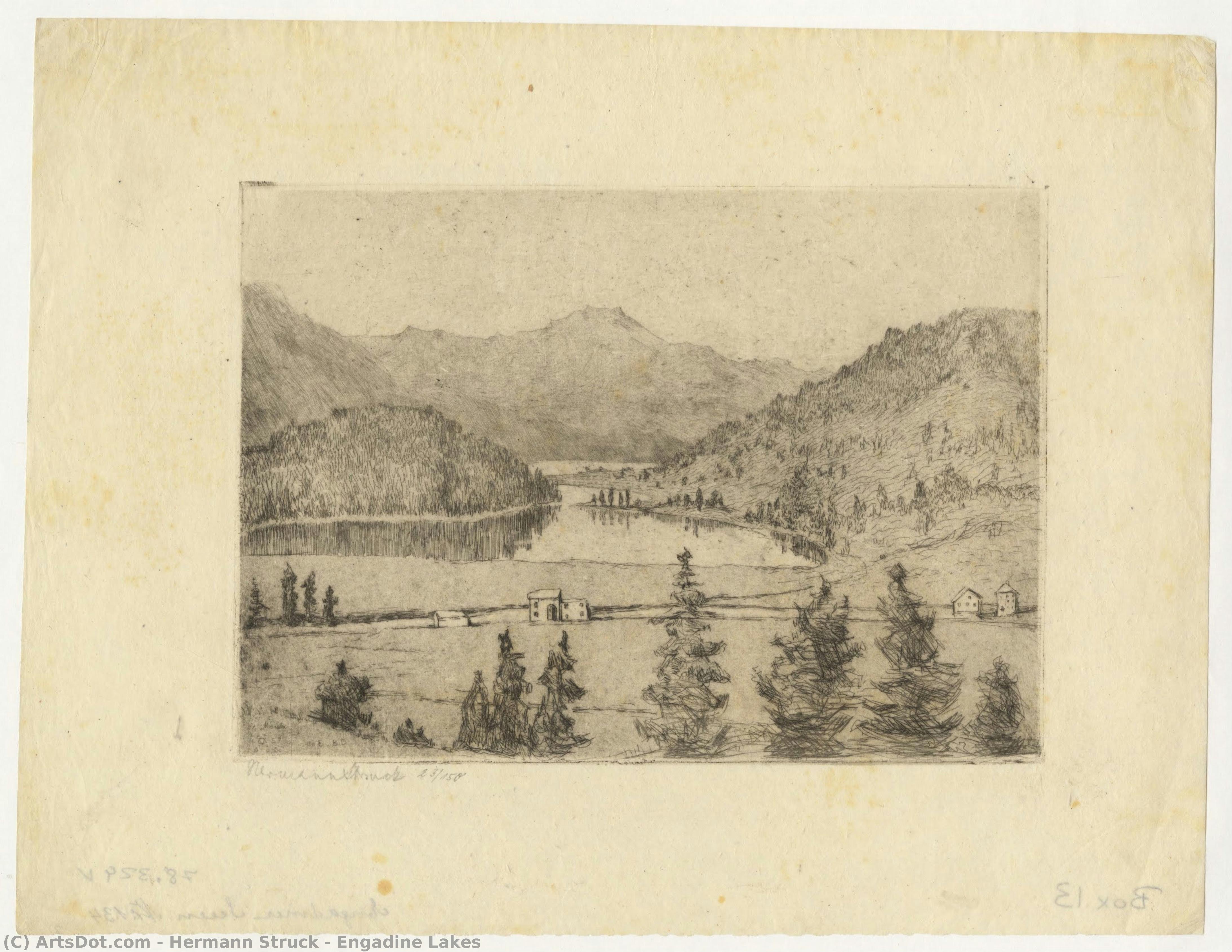 Engadine Lakes — ヘルマン・シュトラック