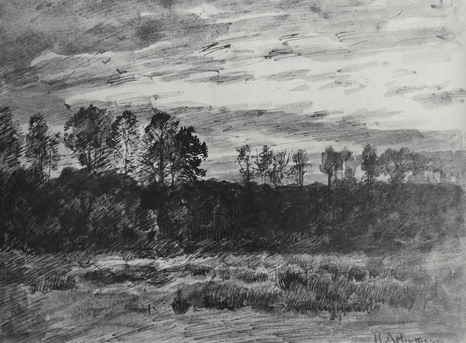 Evening. Sunset. — Isaak Ilyich Levitan