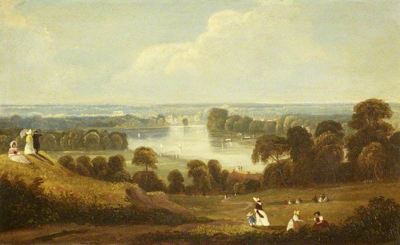 A View Of The Thames From Richmond Hill — George Hilditch