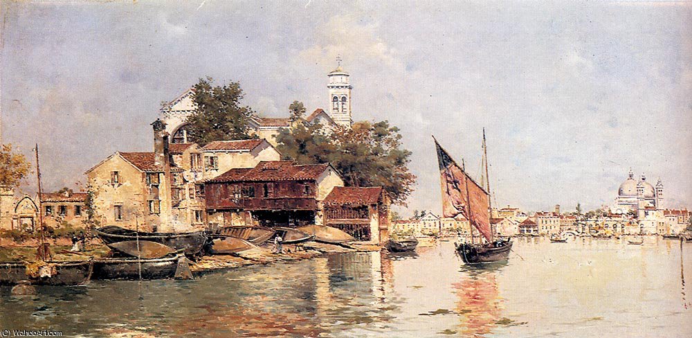 A View Of Venice — Antonio Maria De La Concepcion Reyna Manescau