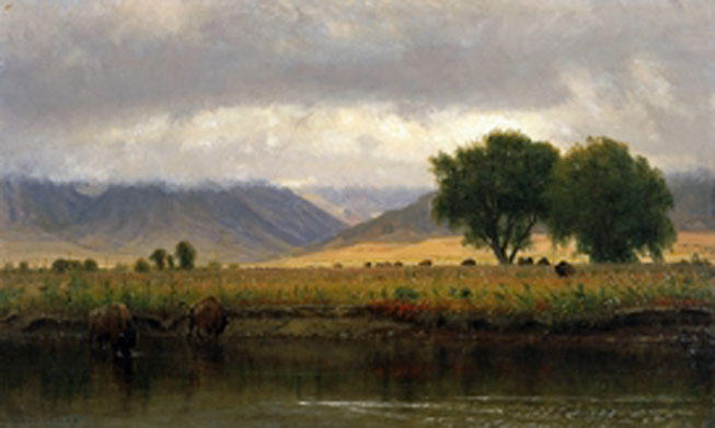 Buffalo On The Platte River — Томас Уортингтон Виттридж