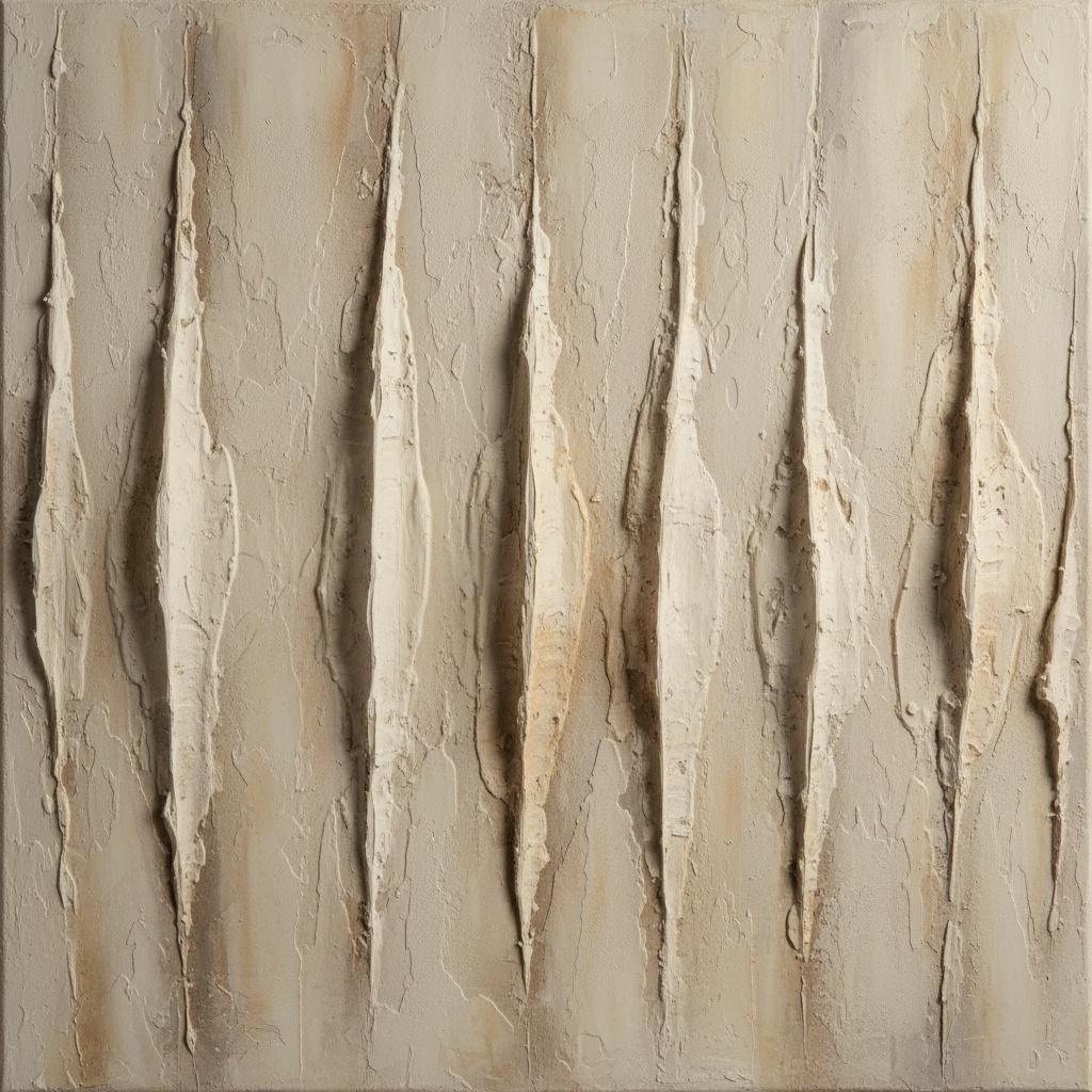 Transcendent Rhythms Of Ivory Strata In A Monumental Sculptural Study — David Moreau
