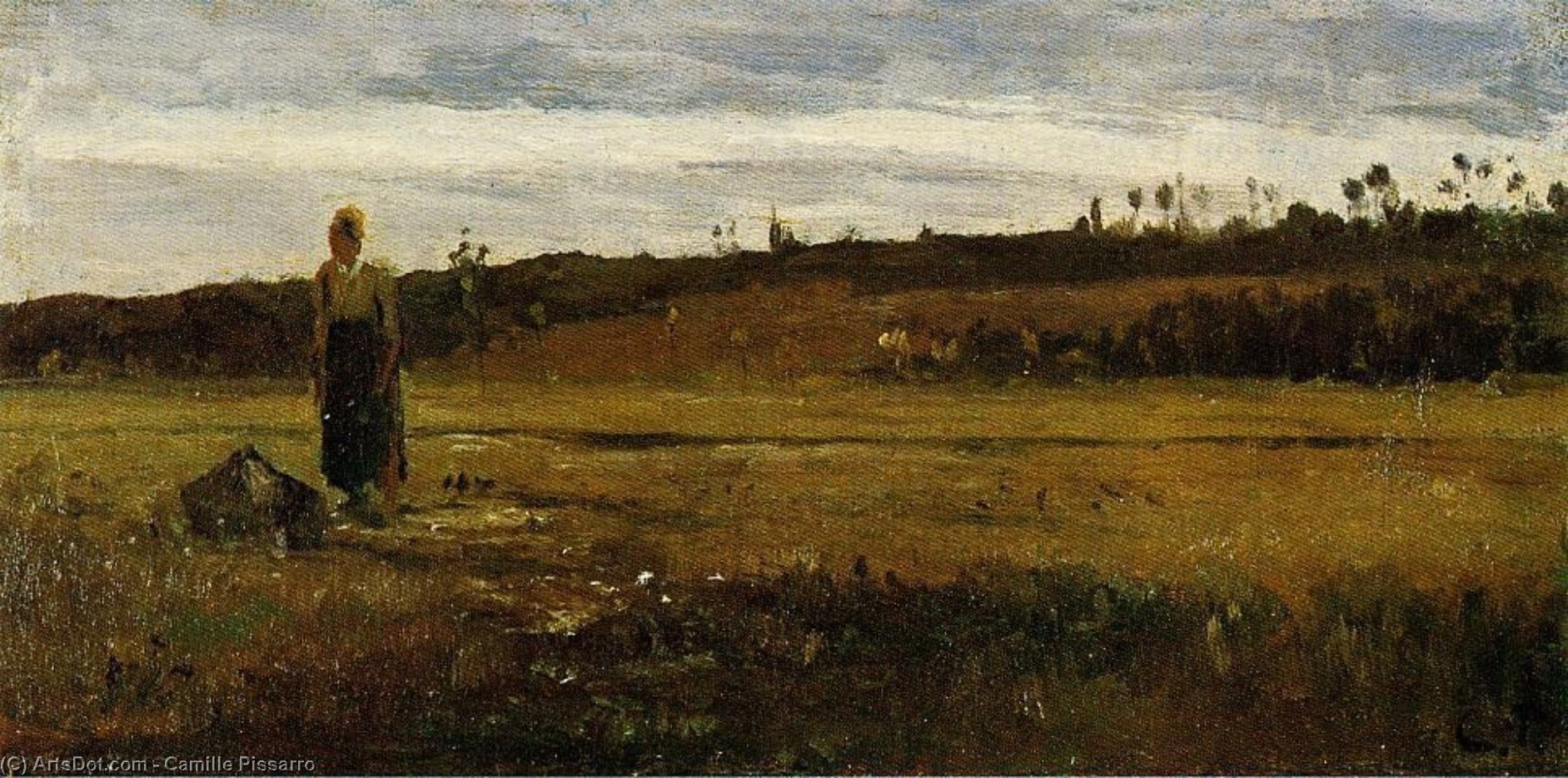 Landscape At Le Varenne-saint-hilaire. — Kamij Pisaro
