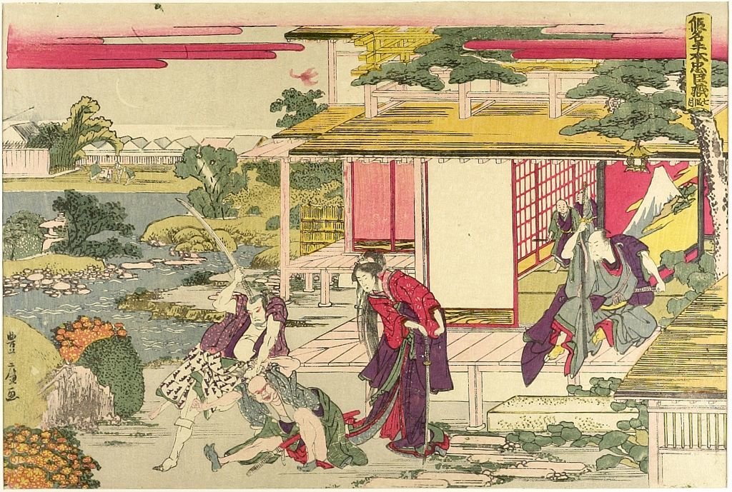 Treasury Of Loyal Retainers — Katsushika Hokusai