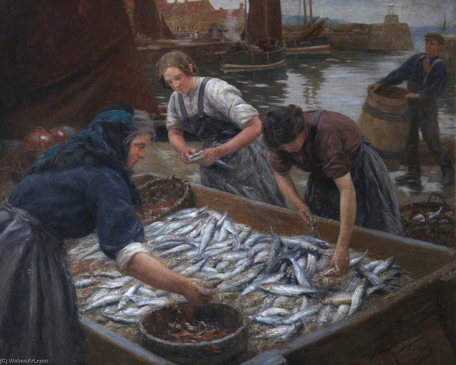 Gutting Herring — John Mcghie