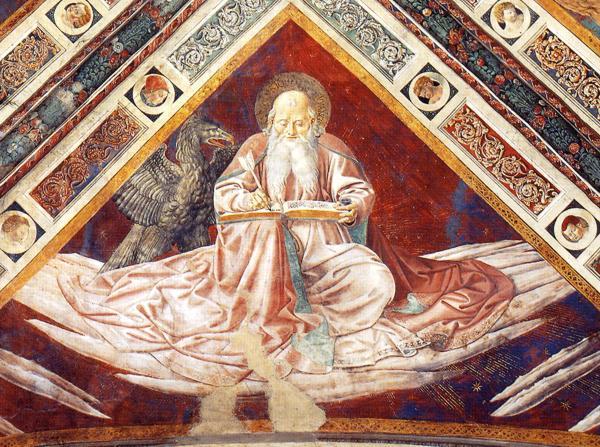 St. John (detail Of The Four Evangelists) — Benozzo Gozzoli