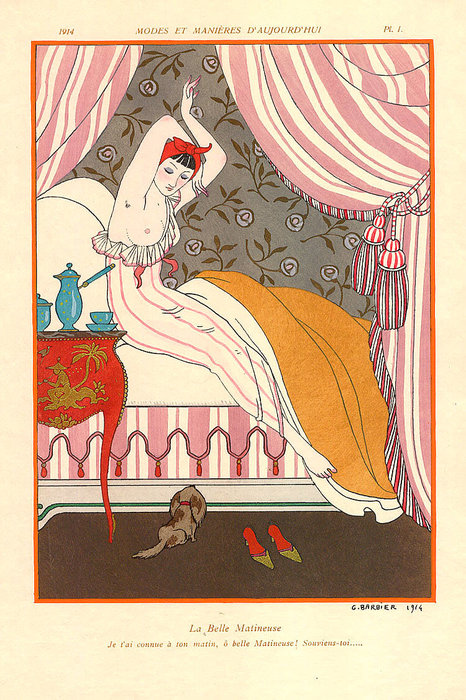 La Belle Matineuse — Georges Barbier