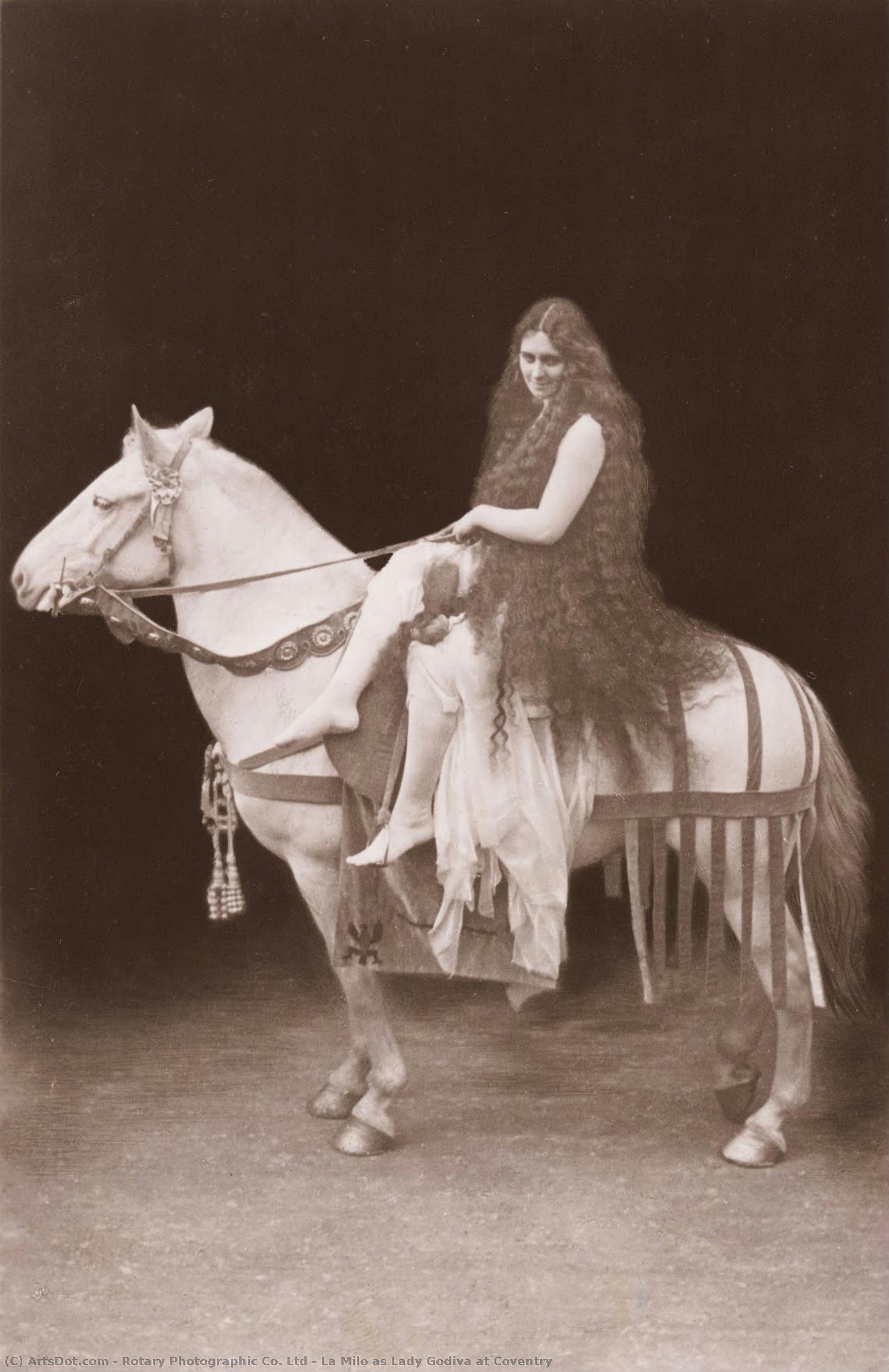 La Milo As Lady Godiva At Coventry — Rotary Photographic Co. Ltd