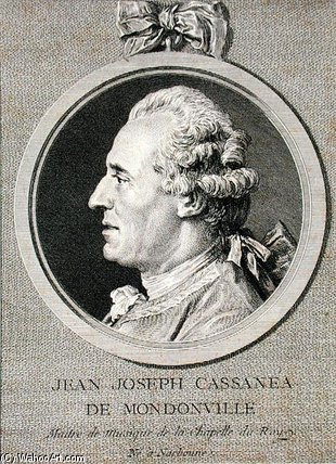 Jean Joseph Cassanea De Mondonville Engraved — Augustin De Saint Aubin