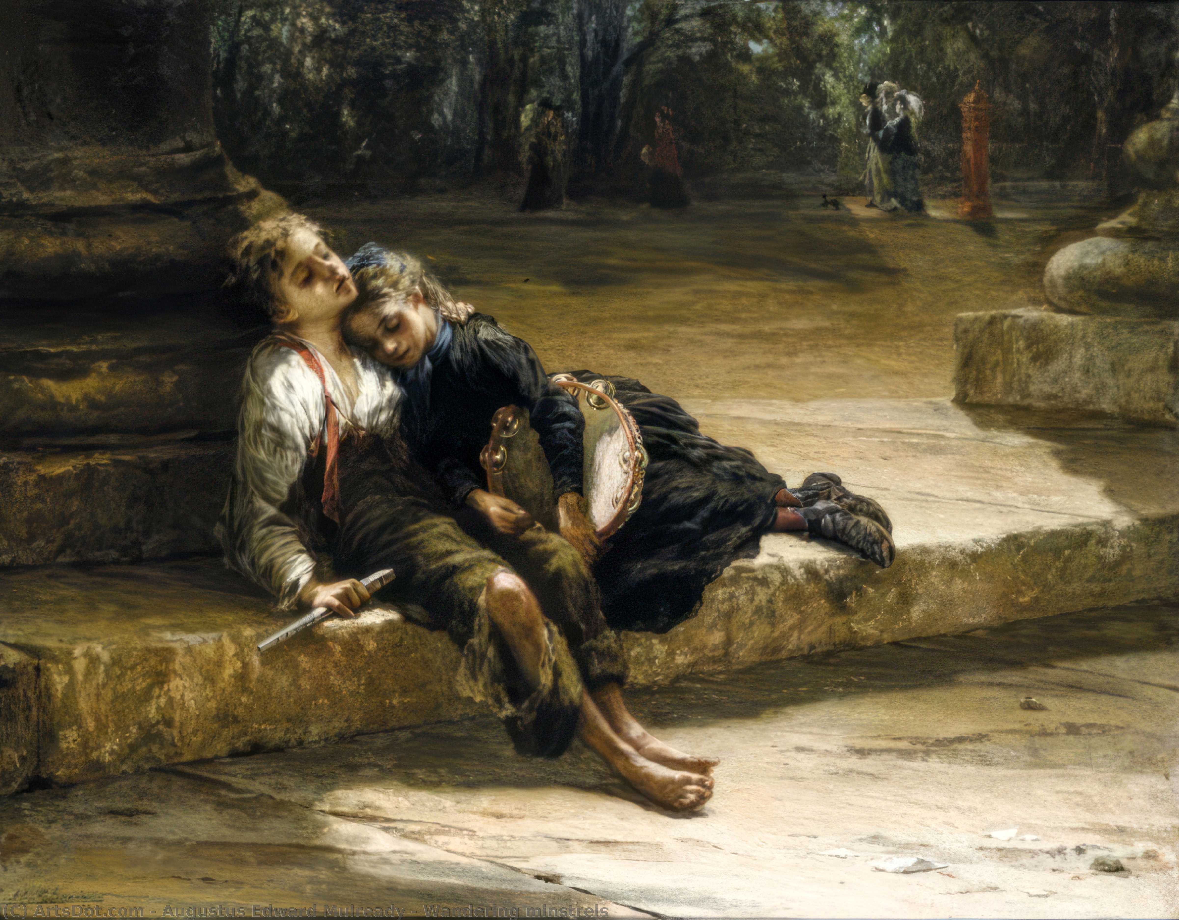 Wandering Minstrels — Augustus Edward Mulready