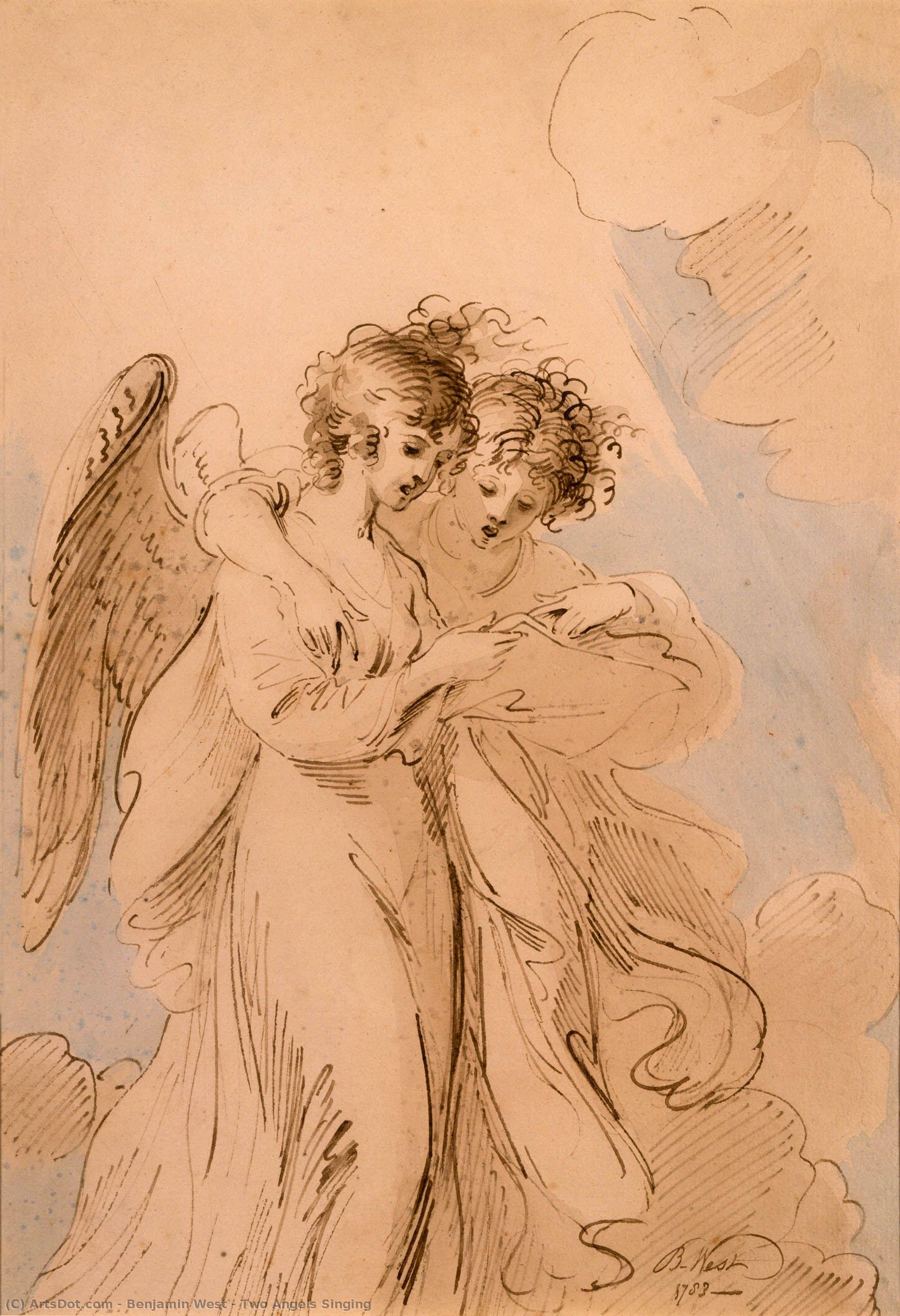 Two Angels Singing — Бенджамин Вест