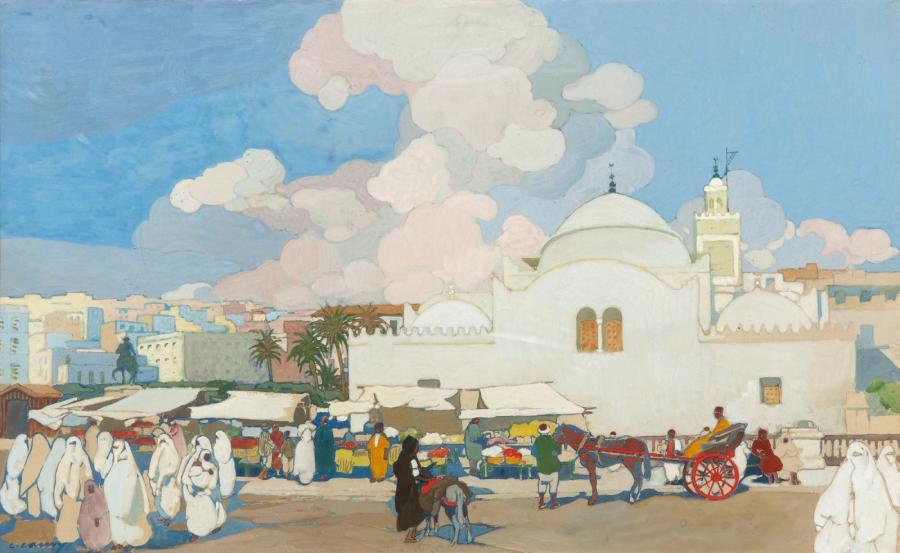 The Fishery Mosque (la Mosquée De La Pêcherie), Algiers — Léon Cauvy