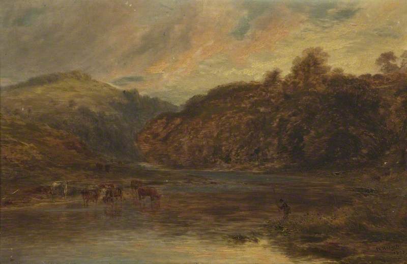 River Landscape — Edward Hargitt