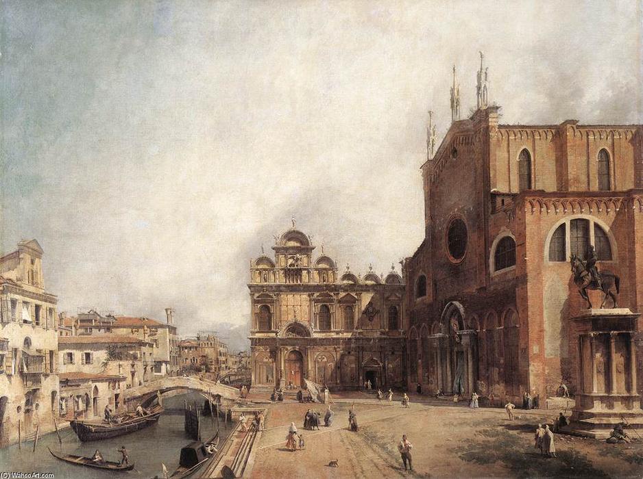 Santi Giovanni E Paolo Und Die Scuola Di San Marco — Giovanni Antonio Canaletto