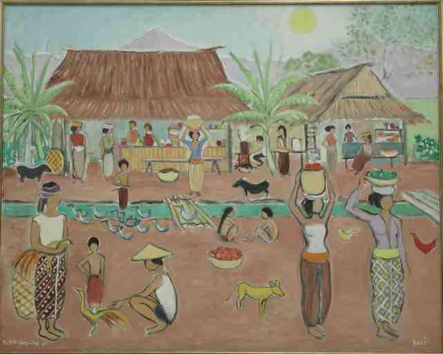 Marché En Plein Air À Bali — Tatin D'avesnieres Robert