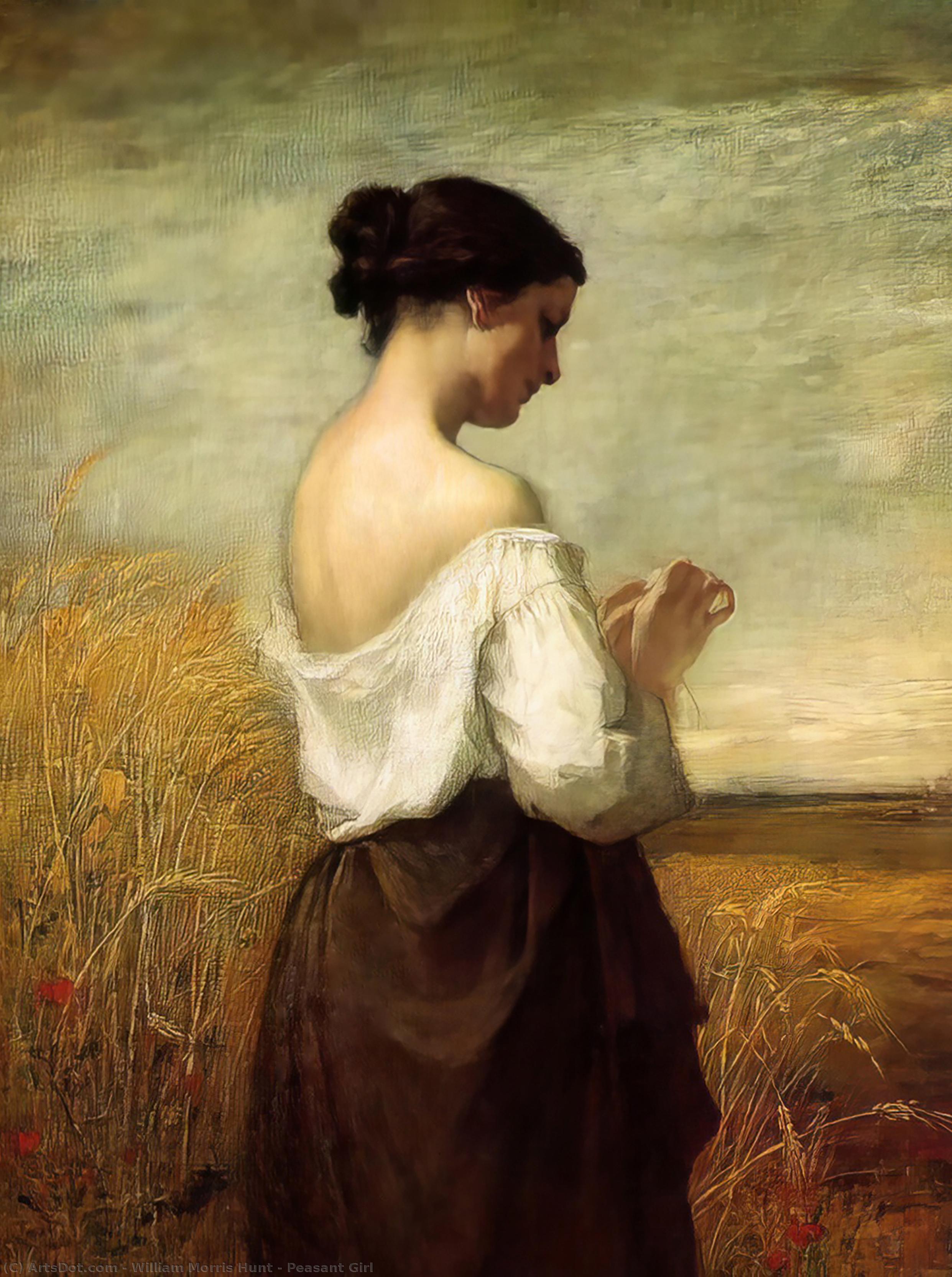 Peasant Girl — ウィリアム・モリス・ハント