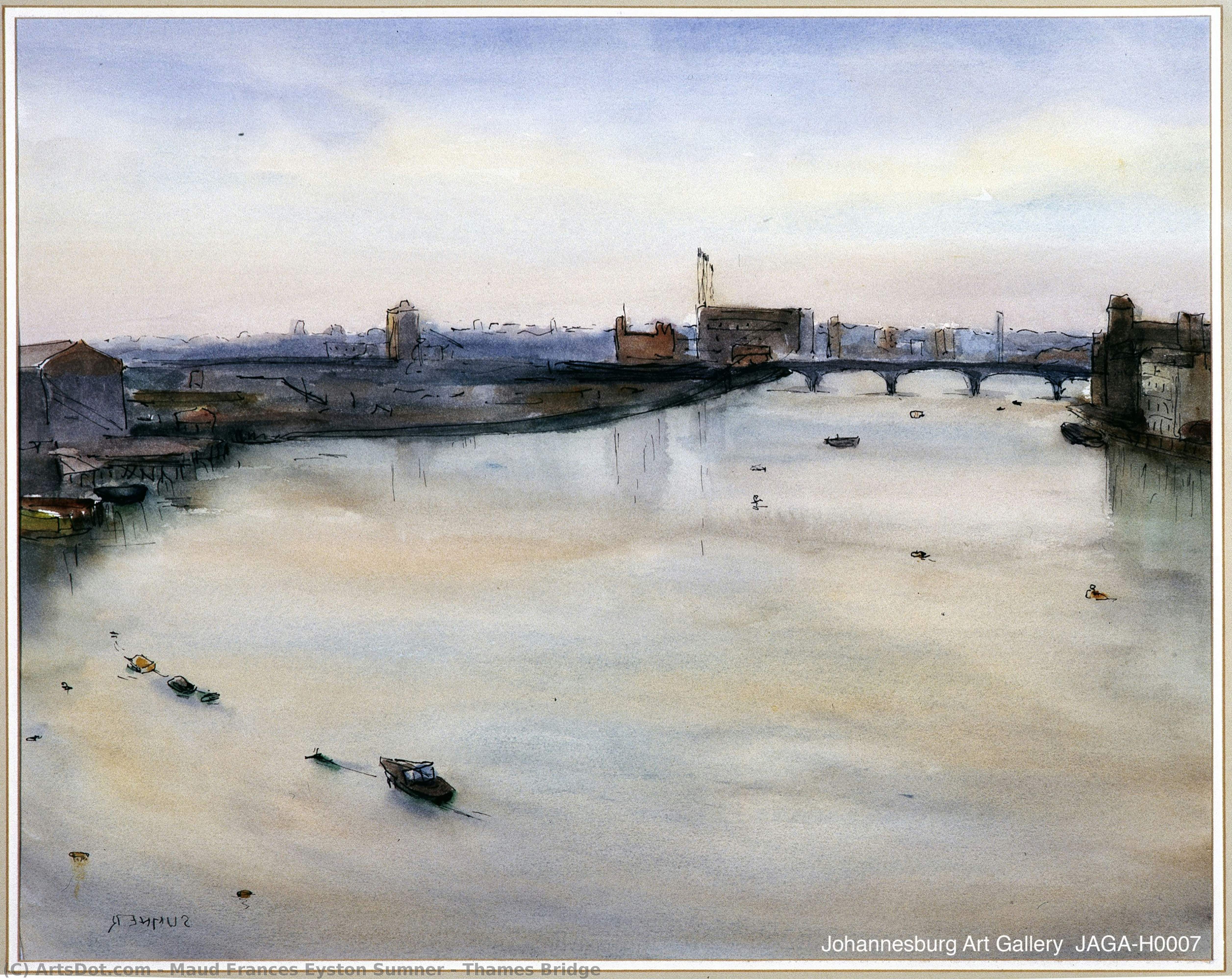 Thames Bridge — Maud Frances Eyston Sumner