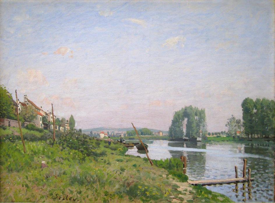 The Island Of Saint Denis — Alfred Sisley
