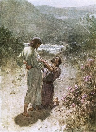 Jacob And The Angel At Peniel — William Brassey Hole