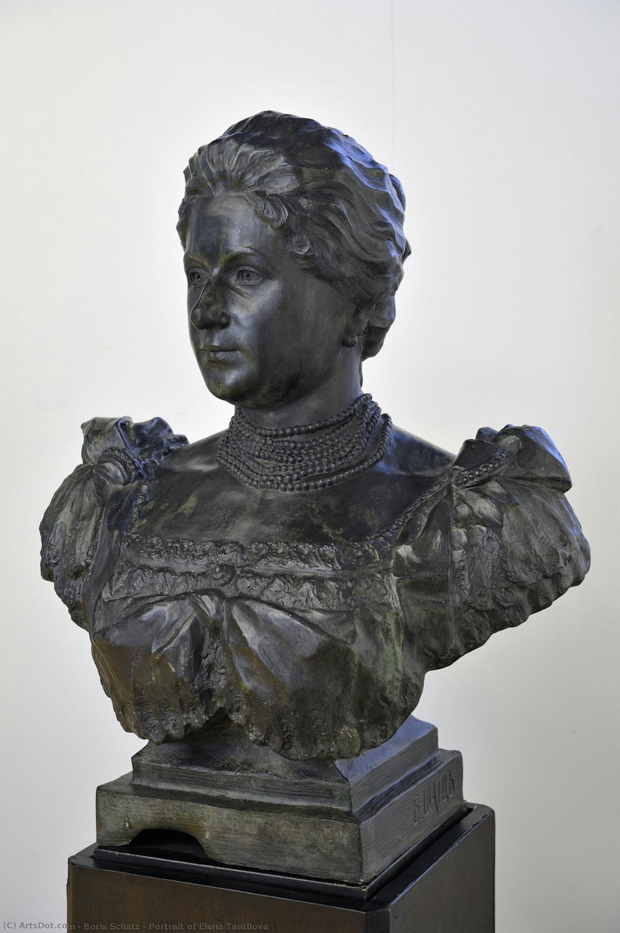 Portrait Of Elena Tantilova — Boris Schatz