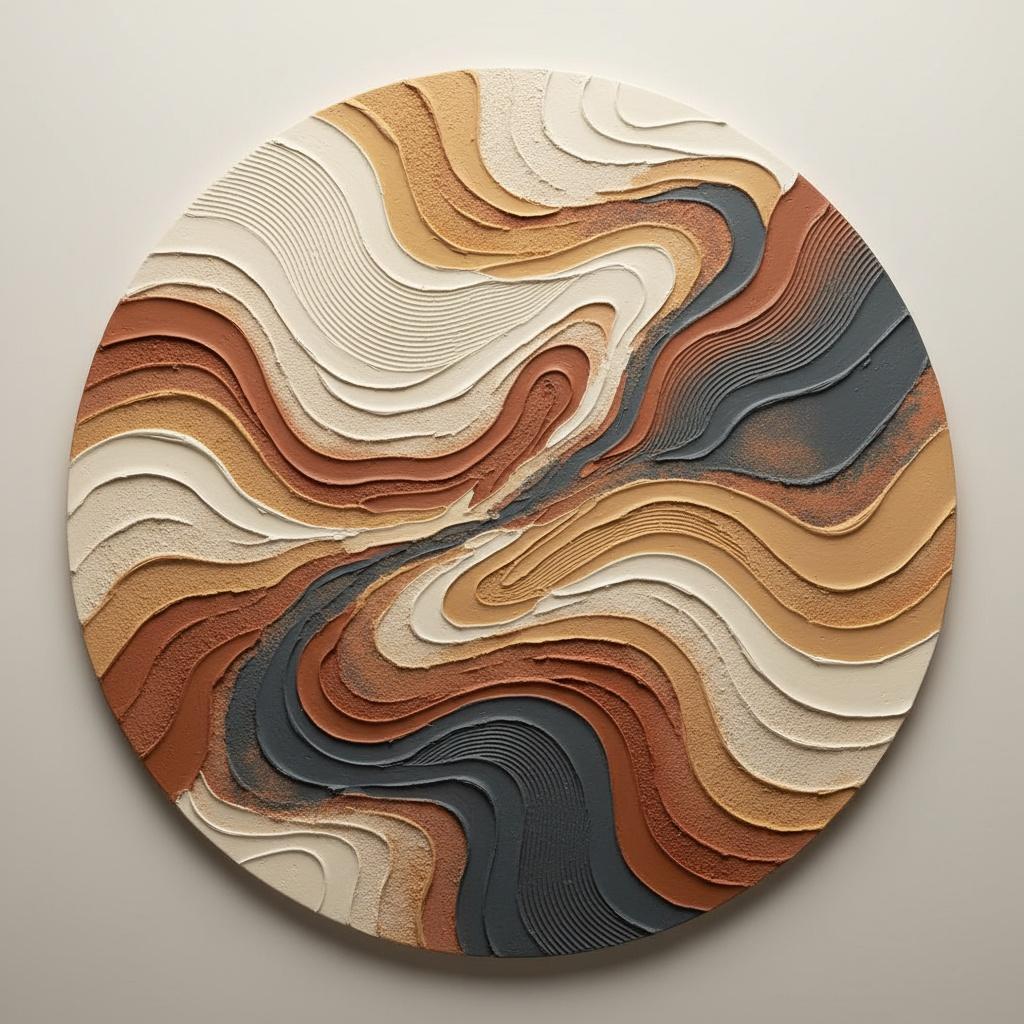 Earthen Undulations: A Meditative Symphony Of Sculptural Strata And Terracotta Tides — David Moreau