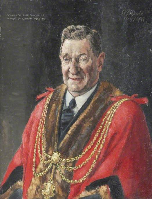 Councillor Max Bloom, Jp, Mayor Of Grimsby (1943–1944) — Albert Edward Wade