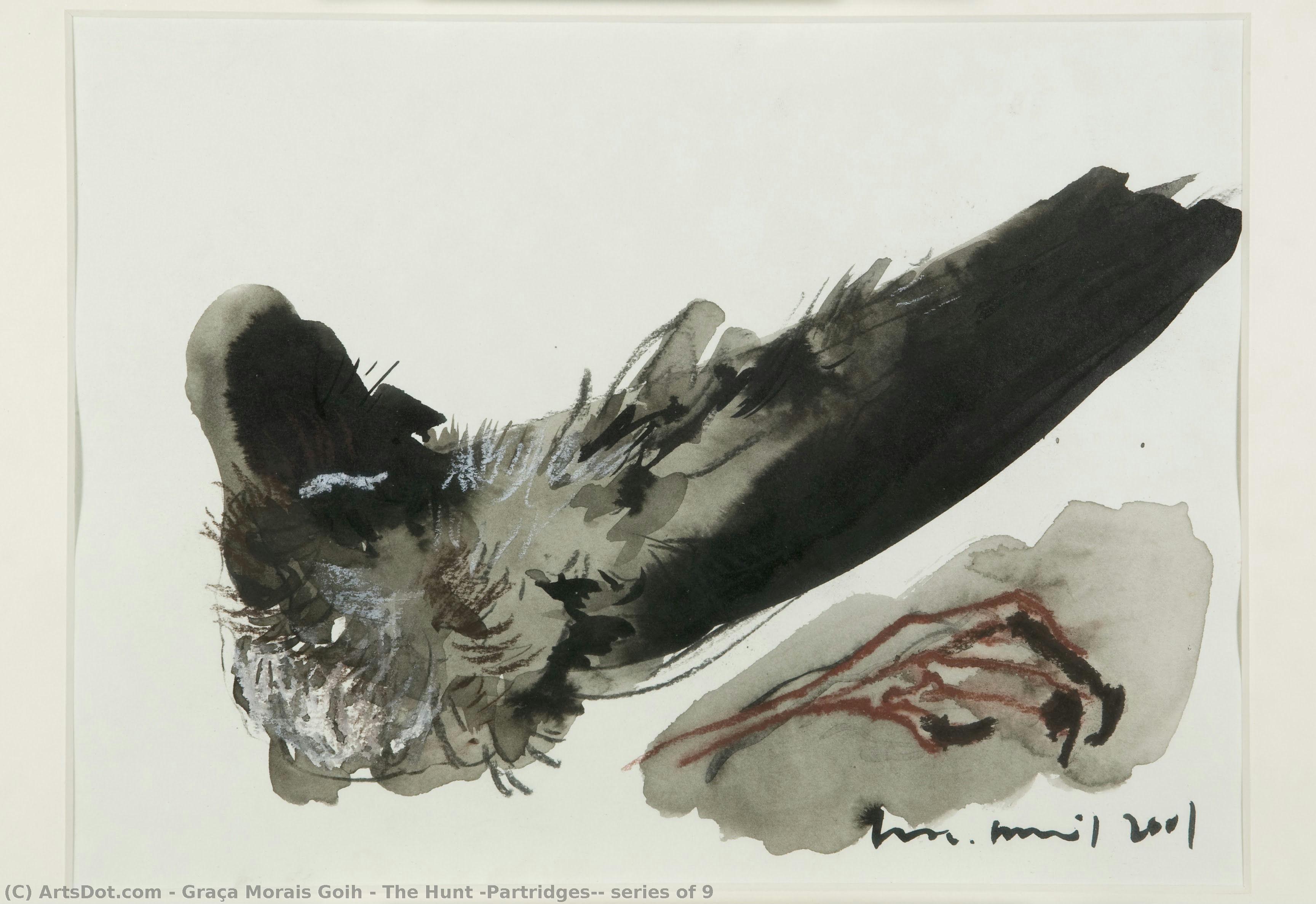 The Hunt (partridges), Series Of 9 — Graça Morais