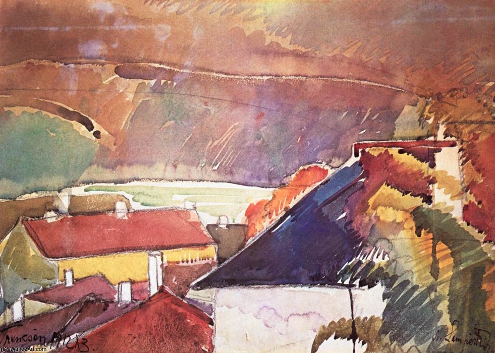 Detail Of Trencsén — Jozsef Nemes Lamperth