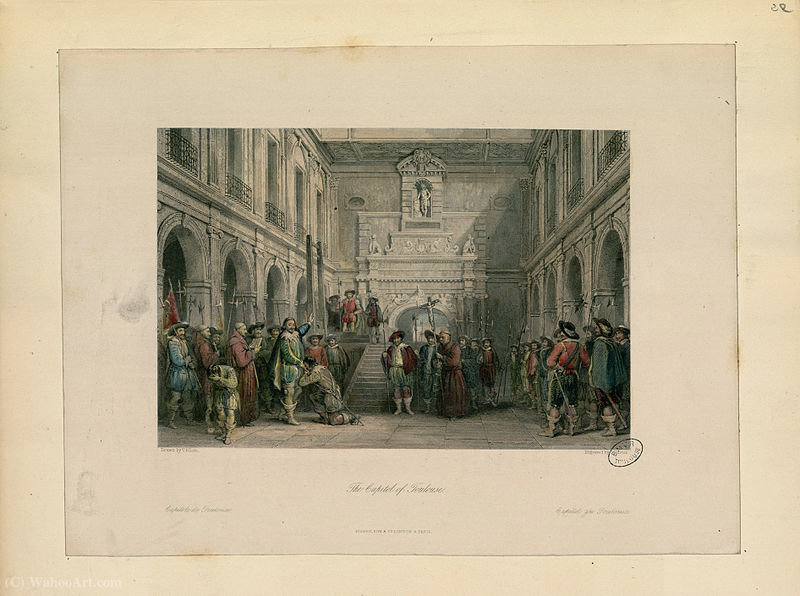 The Capitol Of Toulouse — Thomas Allom