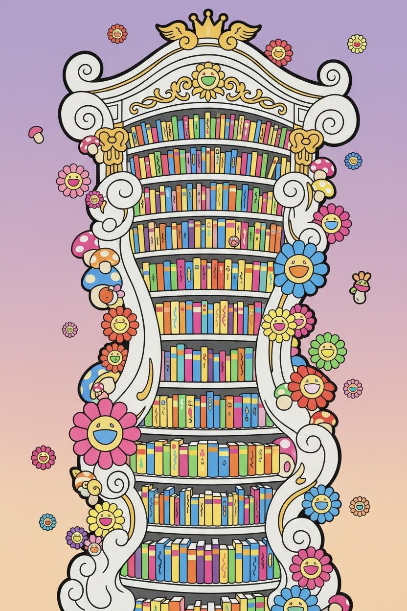 Ephemeral Bloom: A Spiraling Testament To Imagination — Jacques Villedieu