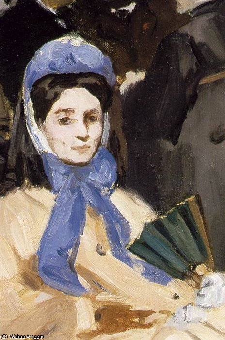 Musik Im Tuileriermuseum, (detail) Nati — Édouard Manet