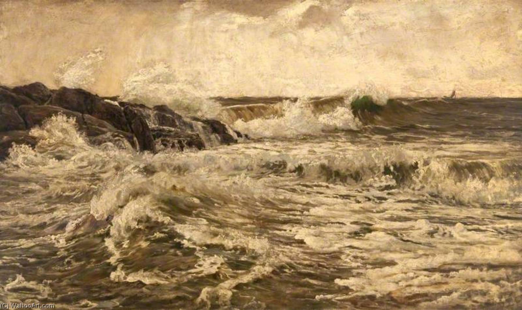 Storm At Portincross — Robert Cree Crawford