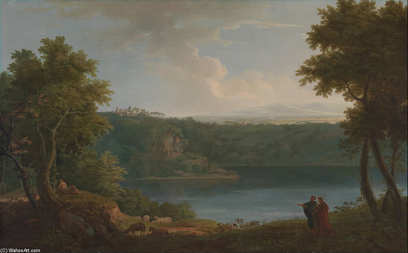 Lake Albano — George Washington Thomas Lambert