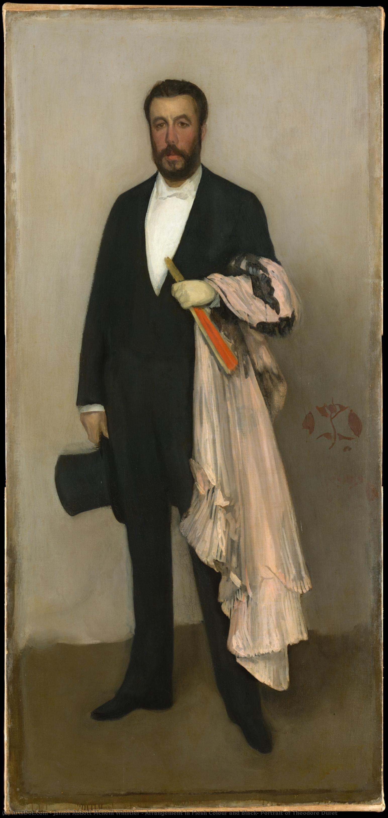 Anordnung In Fleischfarbe Und Schwarz: Porträt Von Theodore Duret — James Abbott Mcneill Whistler