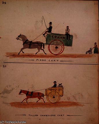 The Piano Cart And The Tallow Chandler's Cart — William Francis Freelove