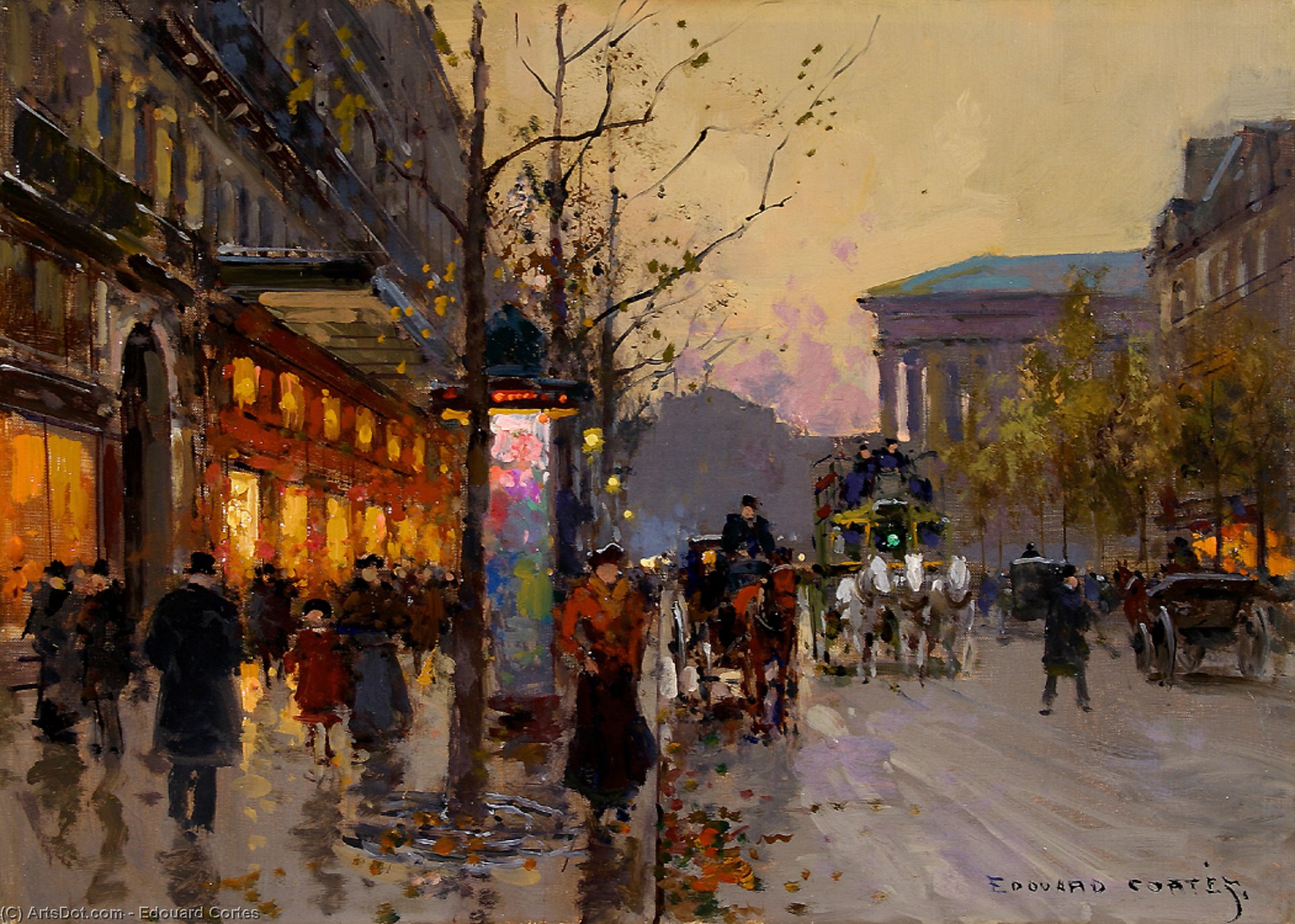 Boulevard De La Madeleine — Edouard Cortès